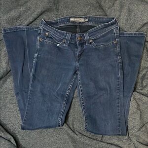 Levi's Blue Boot Cut Jeans with Classic Denim Style